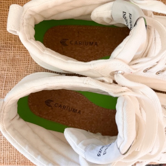Cariuma OCA High Canvas Sneakers White Size 9 Women’s - Picture 12 of 13